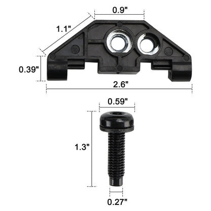 Hardtop Retainer Nut with Clip for Jeep Wrangler JK JKU 2007-2018 55397093AC