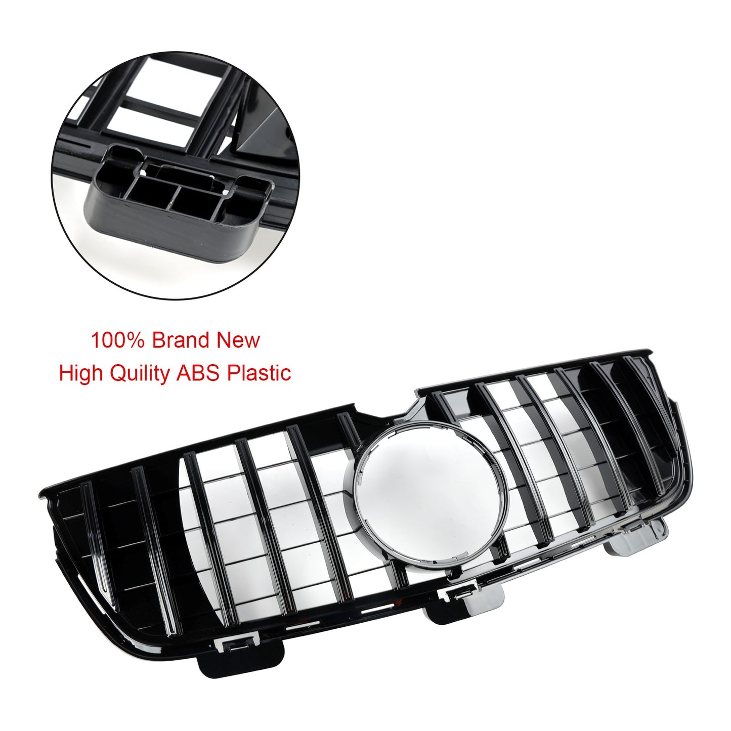 Front Bumper Grill Grille Fit Mercedes-Benz GL-Class X164 GL450 GL500 10-12