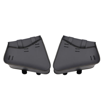 Side Tail Bag Saddlebag Color Matching Luggage Black 21L For Scooter Motorcycle