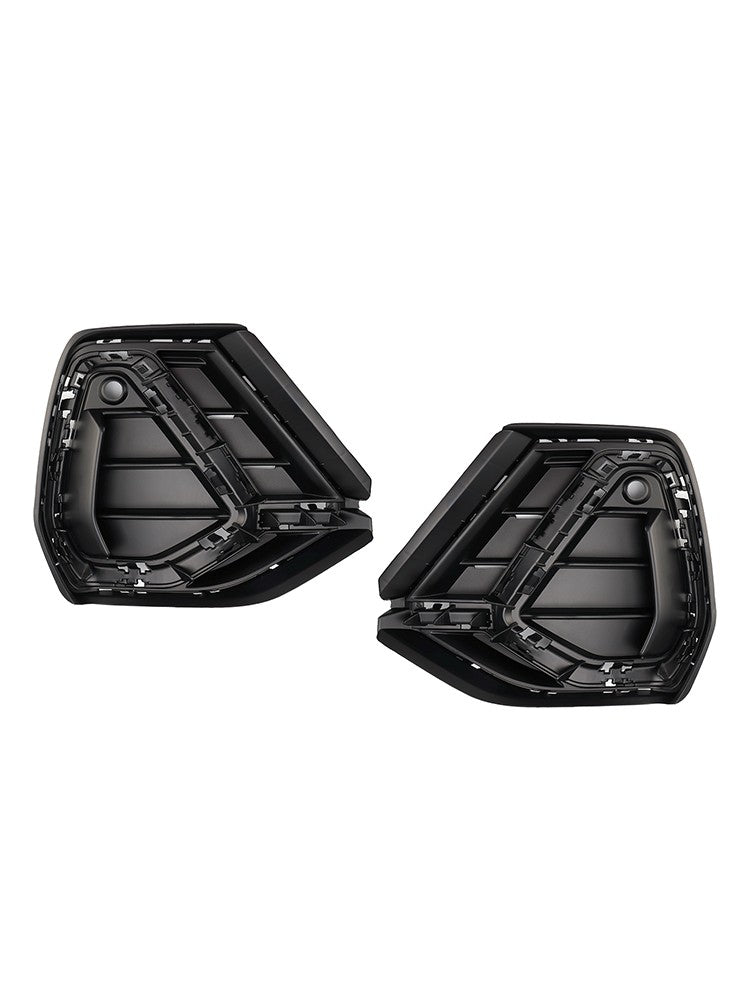 2PCS Gloss Black Front Bumper Grille Cover Fit Audi Q3 S-Line 2019-2022