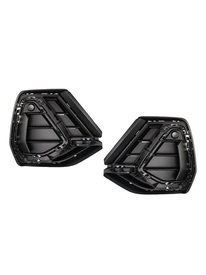2PCS Gloss Black Front Bumper Grille Cover Fit Audi Q3 S-Line 2019-2022