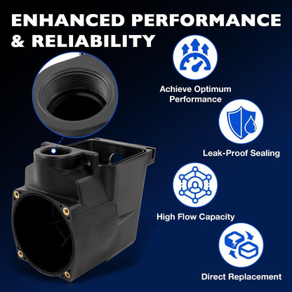SPX1620AA 2"x2" Pool Pump Strainer Housing For Hayward SP1600X & SP2600X Series