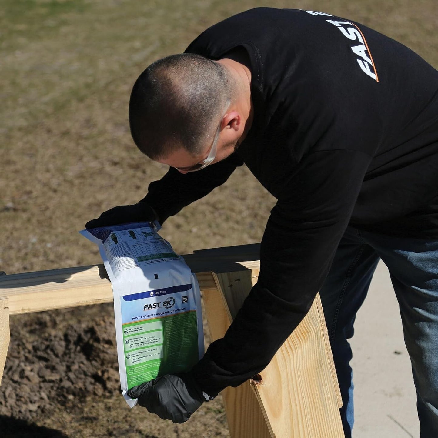 Fast 2K Post Anchor Mix Expanding Foam Concrete Alternative for Post Install (1)