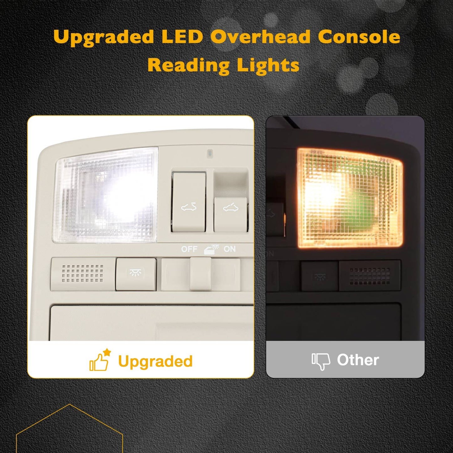 Overhead Sunroof Console Reading Light w/ Sunglass Holder For 2009-2015 Mazda 6