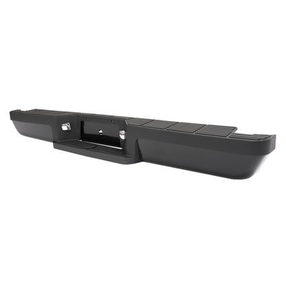 Solid Spare For Ford Ranger Styleside 1993-2011 Black Steel Rear Bumper Assembly Face Bar