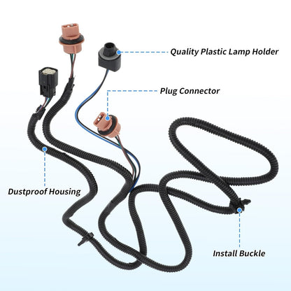 Driver Side Tail Lamp Harness Wiring Fit 2016-19 Chevy Silverado GMC Sierra 1500