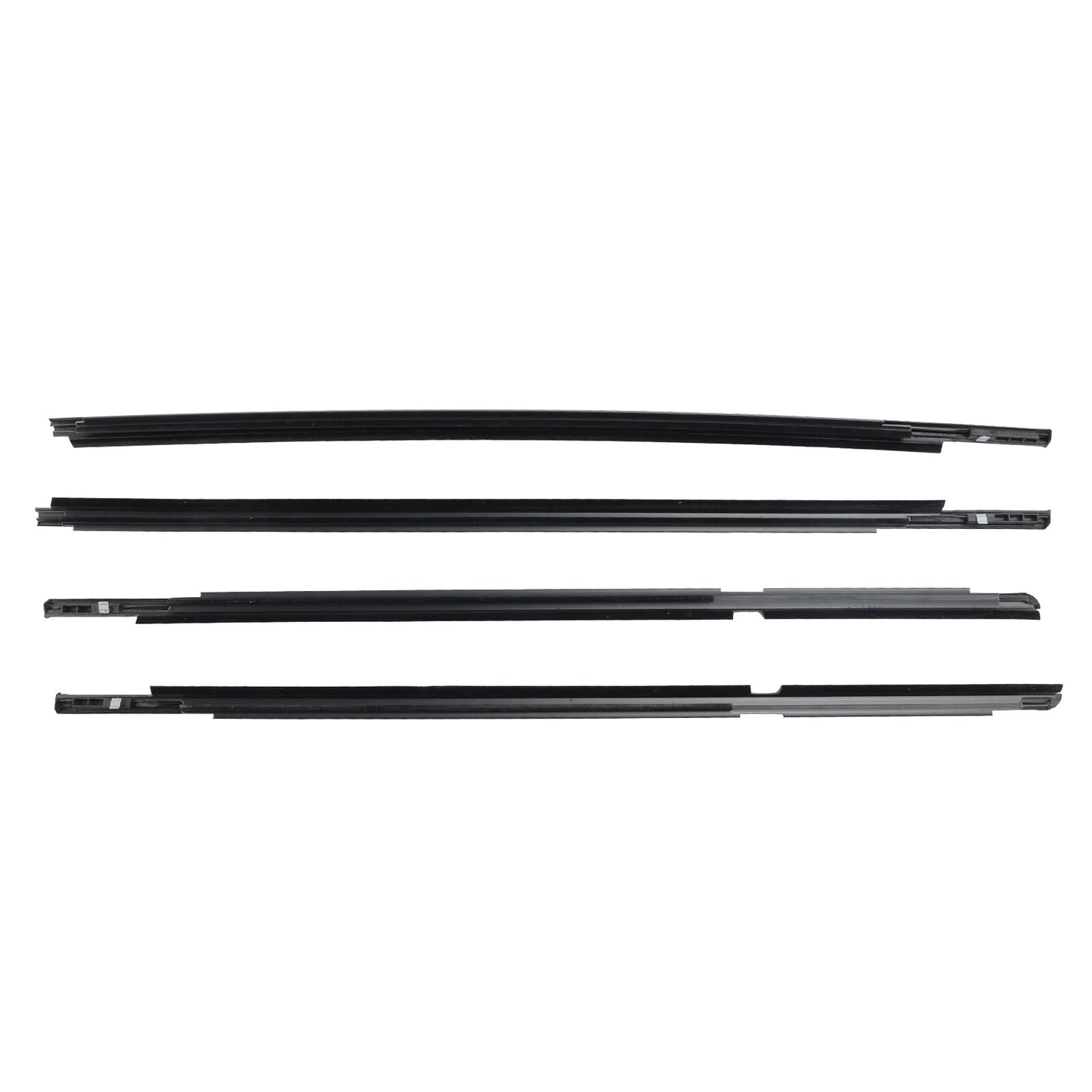 4pcs Outer Door Glass Weatherstrip Moulding For Toyota Yaris Vitz 2005-2010 US
