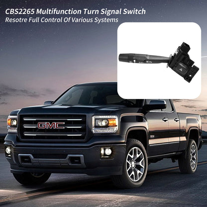Turn Signal Wiper Hazard Switch for 2014-2021 Chevy Silverado GMC Sierra & More