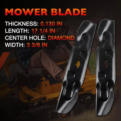 Blade Spindle Kit for Cub Cadet MTD ZT1-50 742P05094 618P09256 50-Inch Deck