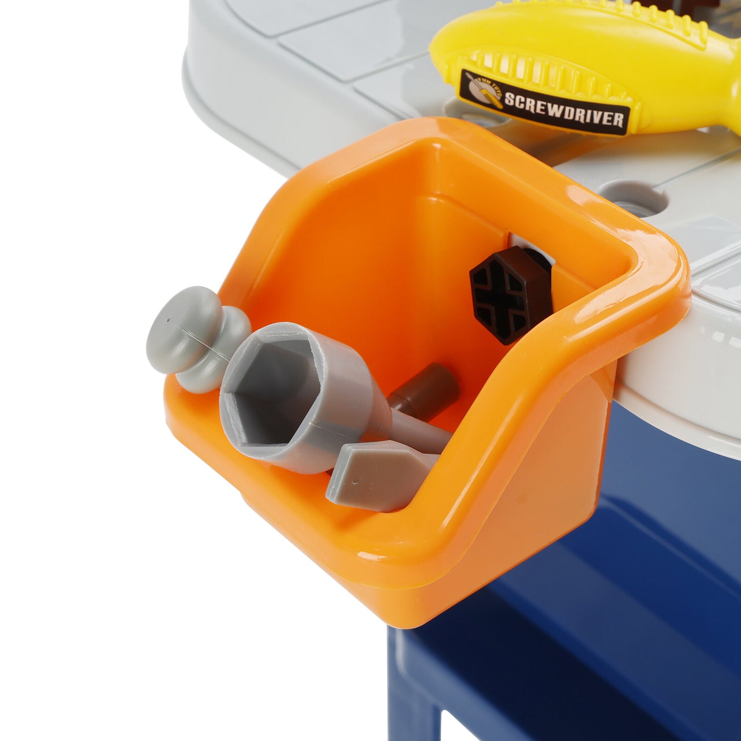 37+Pcs Kid Workbench Electric Drill Tool Pretend Play Workshop Construction Toy