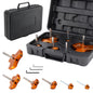 6 PCS Triple Blade PVC Pipe Reamer Kit Pipe Fitting Reamer Tool For Plumbing