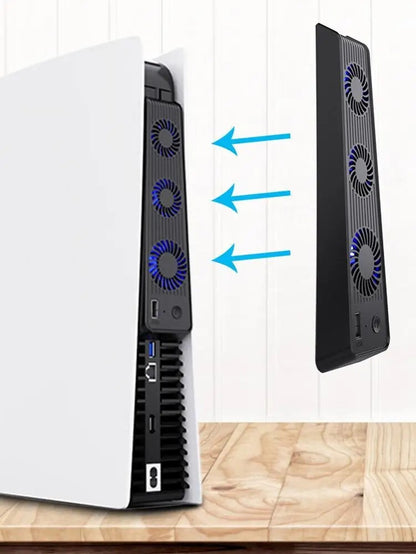 External Cooling Fan Cooler Game Accessories for PS5 PlayStation 5 Host Console
