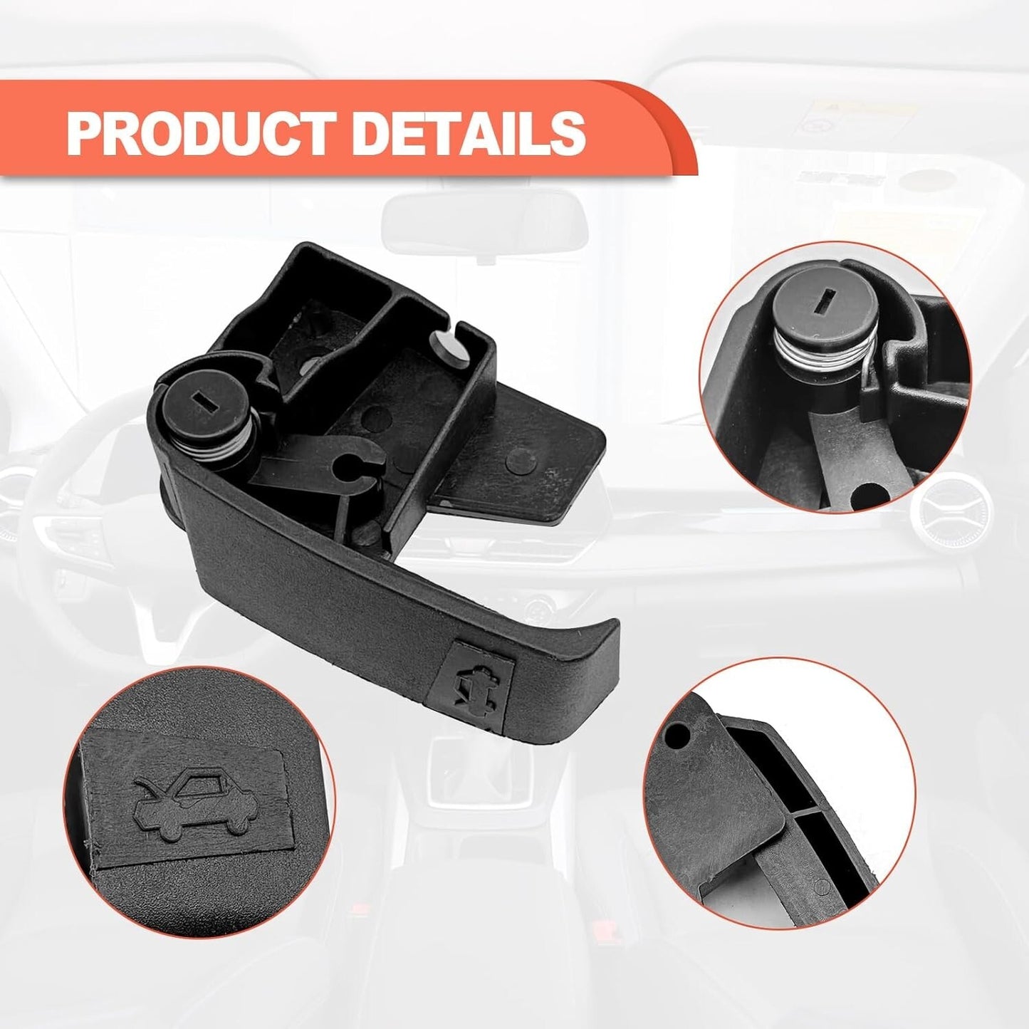 1x Hood Latch Release Pull Handle for Chevrolet Silverado Tahoe GMC Sierra Yukon