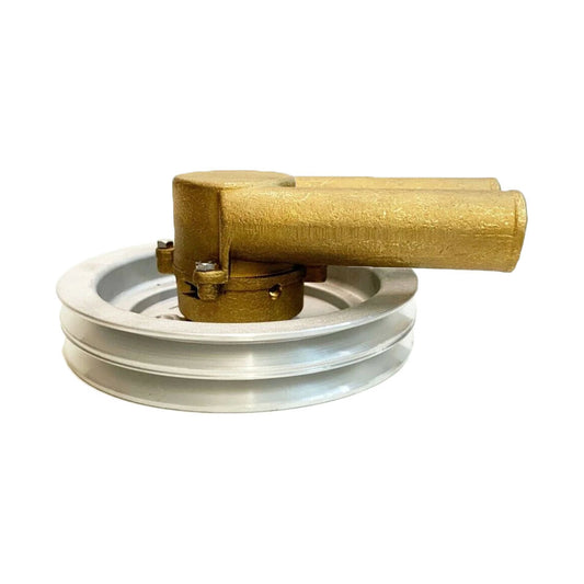 Solid Spare Raw Sea Water Pump Double V Belt Pulley For Volvo Penta 21214596, 3858229