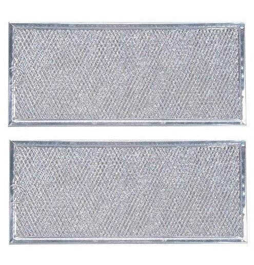 Solid Spare (2) Aluminum Range Hood Microwave Filters 5-7/8 x 13-3/8 x 3/32"
