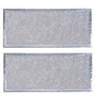 Solid Spare (2) Aluminum Range Hood Microwave Filters 5-7/8 x 13-3/8 x 3/32"