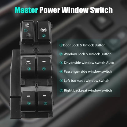 93570-F2000 Driver Side Master Window Switch for Hyundai Elantra 2017-2020