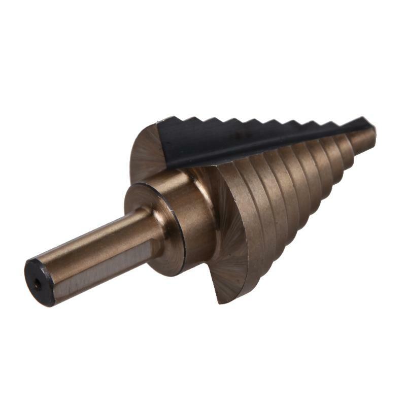 5Pcs HSS High Speed Steel Cobalt Titanium Step Drill Bit Multiple Hole 50 Sizes