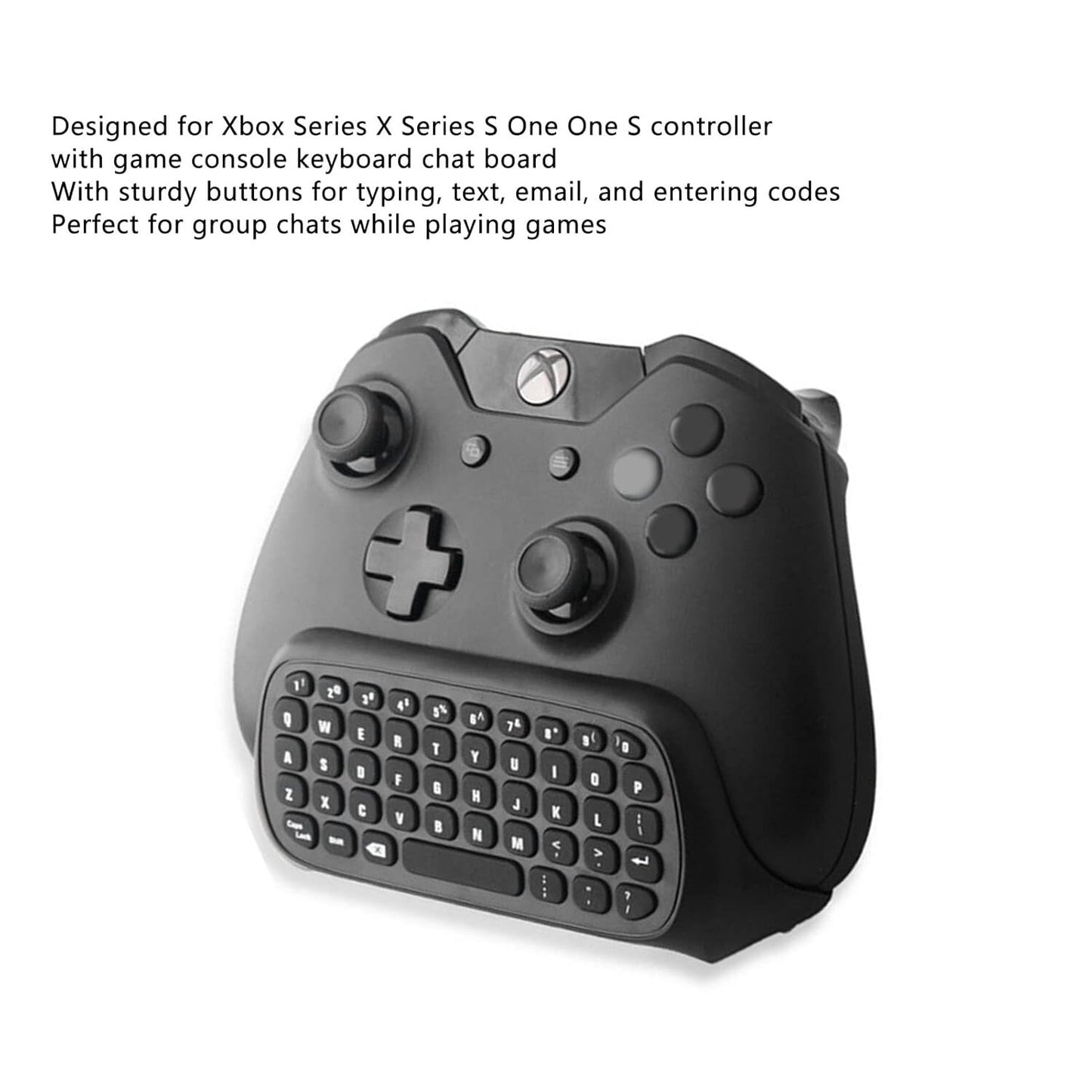 Wireless Keyboard Chatpad For Xbox Series X/S One S/X Controller W/3.5mm Jack