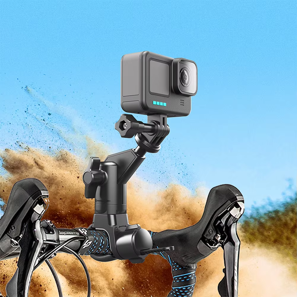 Motorcycle Bike Handlebar Mount for Insta360 X4/X3 GoPro Hero 13 Camera Holder