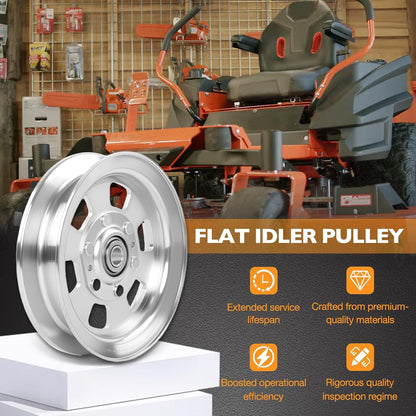 033-8050-00 Flat Idler Pulley For Bad Boy Ferris Simplicity Snapper 48" 52" 54"