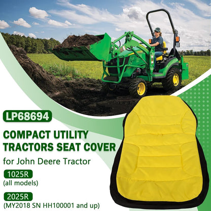 LP68694 Waterproof Tractors Seat Cover for John Deere 1025R & 2025R
