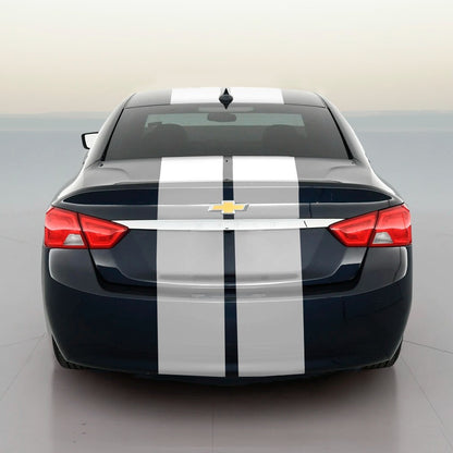 10" VINYL RALLY STRIPES RACING STRIPE KIT HOOD TRUNK ROOF For CHEVY IMPALA