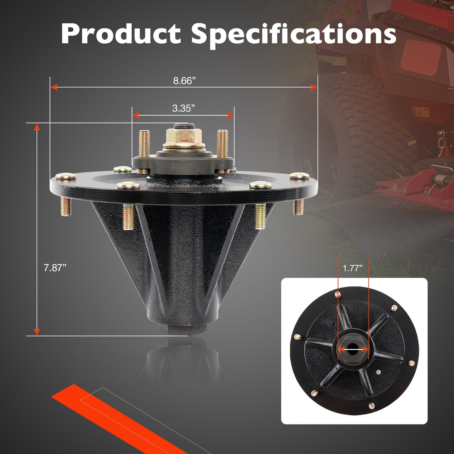 127-0560 Deck Spindle Assy For Toro Z Master Professional Commercial GrandStand