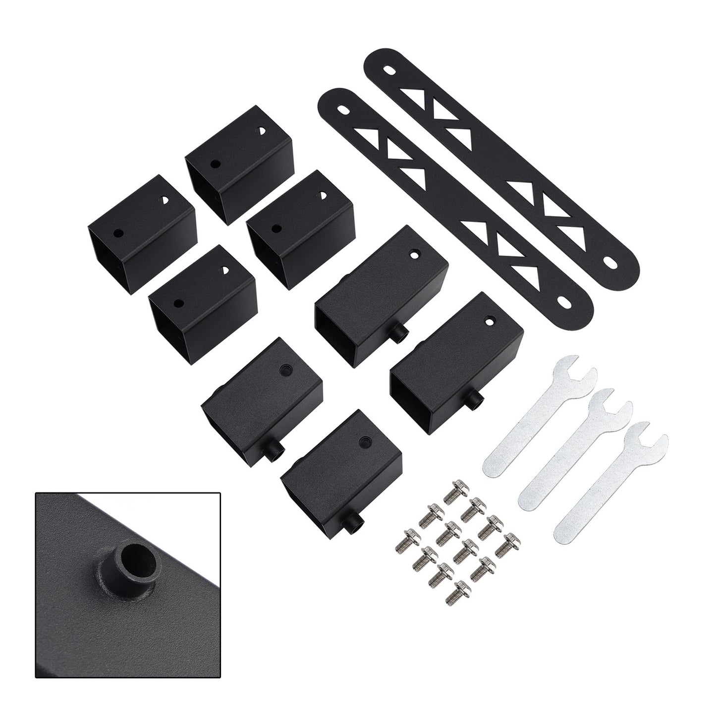 Driver & Passenger Seat Raiser Adaptor Kit For Polaris Rzr Pro Xp 20-23 Turbo