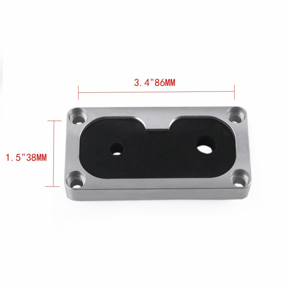 SILVER Billet Firewall Shifter Cable Grommet Fits Civic Integra w/ K-Series Swap