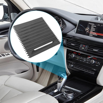 Center Console Cup Holder Tray Roller Blind Cover for BMW F15 X5 F16 X6 2014-18