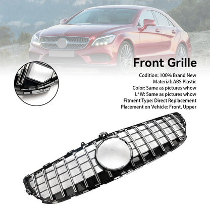 Front Bumper Grille Grill Fit Mercedes Benz CLS-Class W218 CLS350 2015-2018