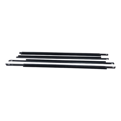 4Pcs New Front Rear Door Belt Moulding Weatherstrips For 2004-2009 Toyota Prius