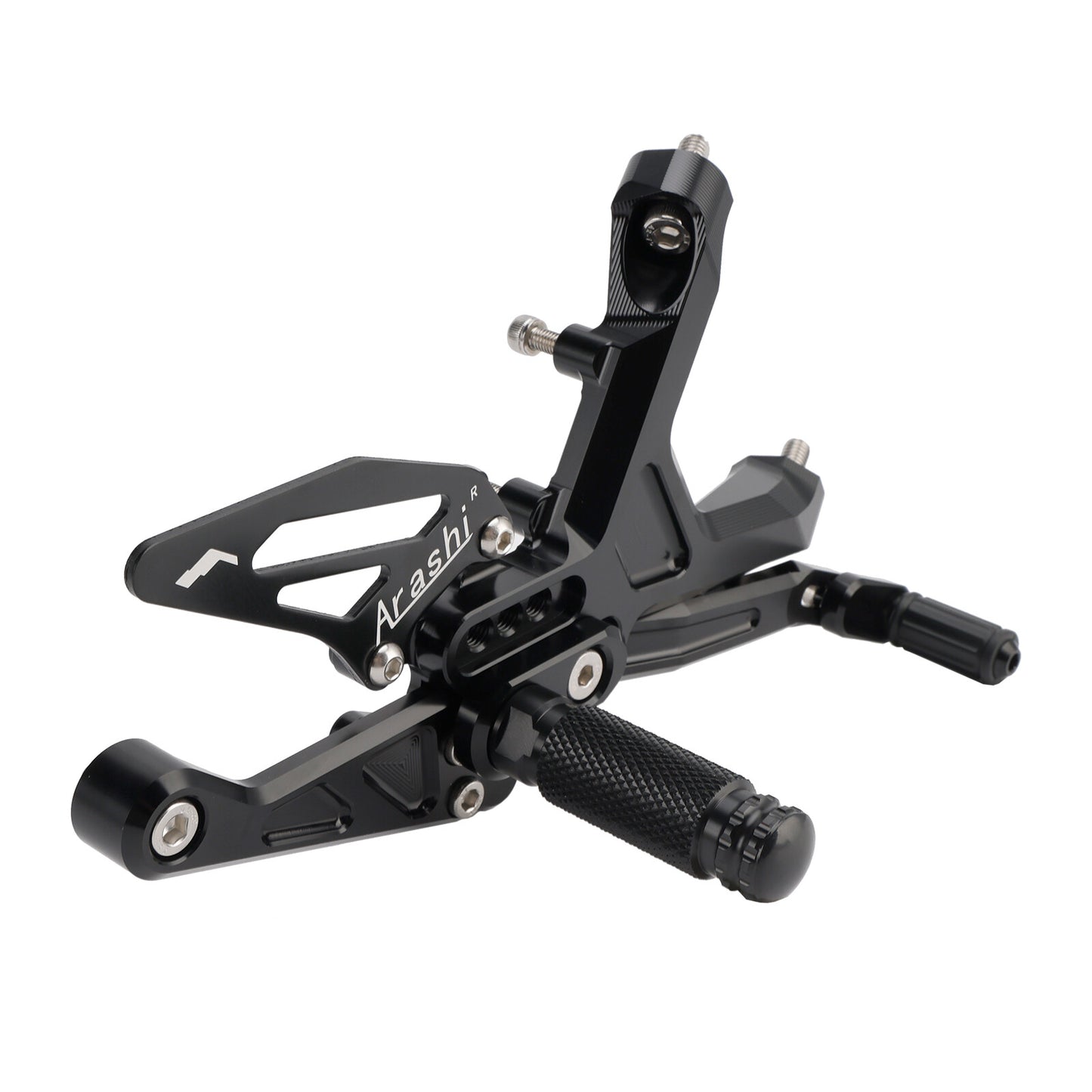 CNC Aluminum Rearsets Footpegs Black Fits BMW S 1000 RR 19-24 / M 1000 RR 21-24