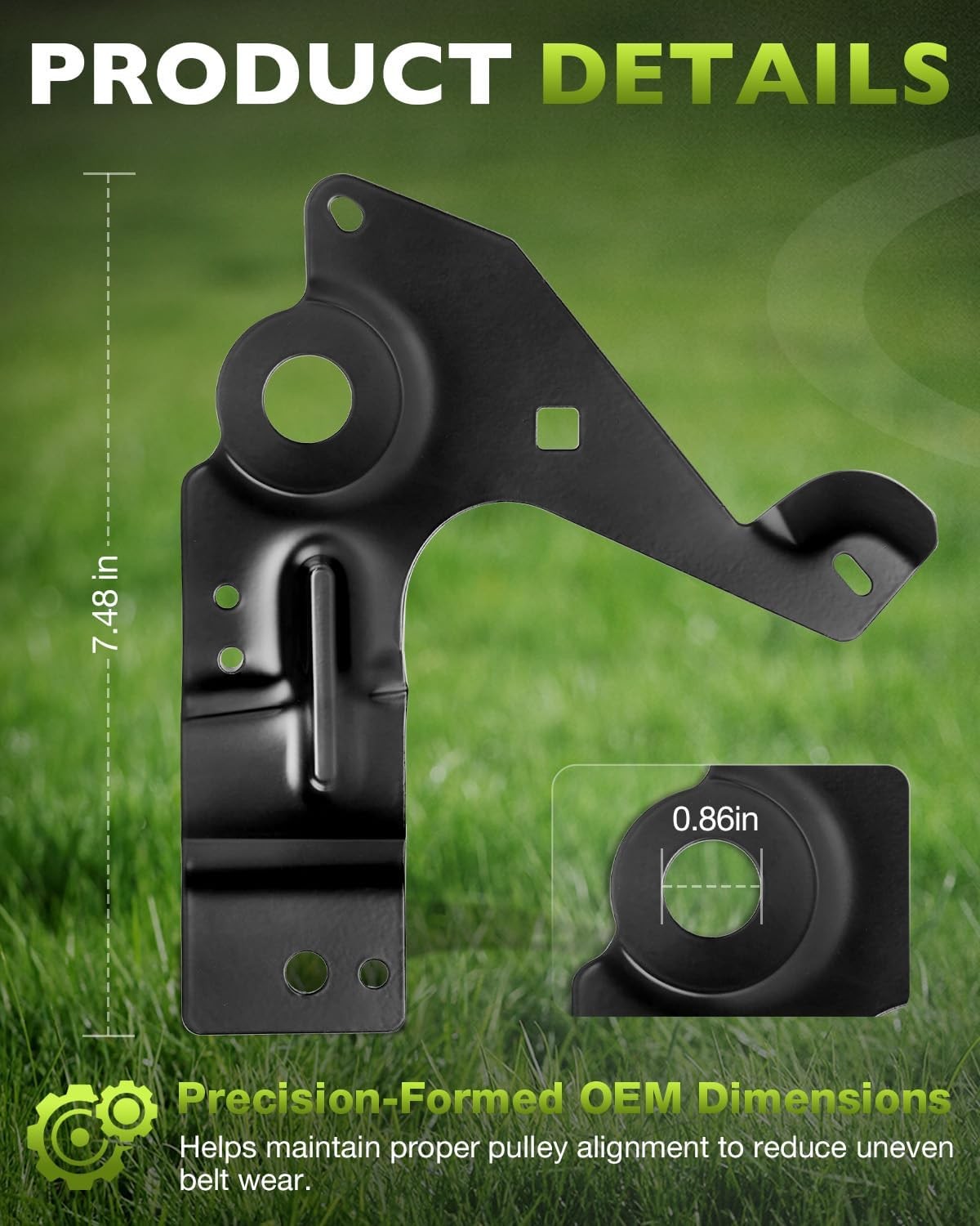 783E08863B Idler Pivot Bracket For 42" Deck Cub Cadet XT1 XT2 Series 783-08863