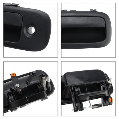 3PCs Front Exterior Door Handle Set For Chevrolet Express 1500 2500 1996-2009