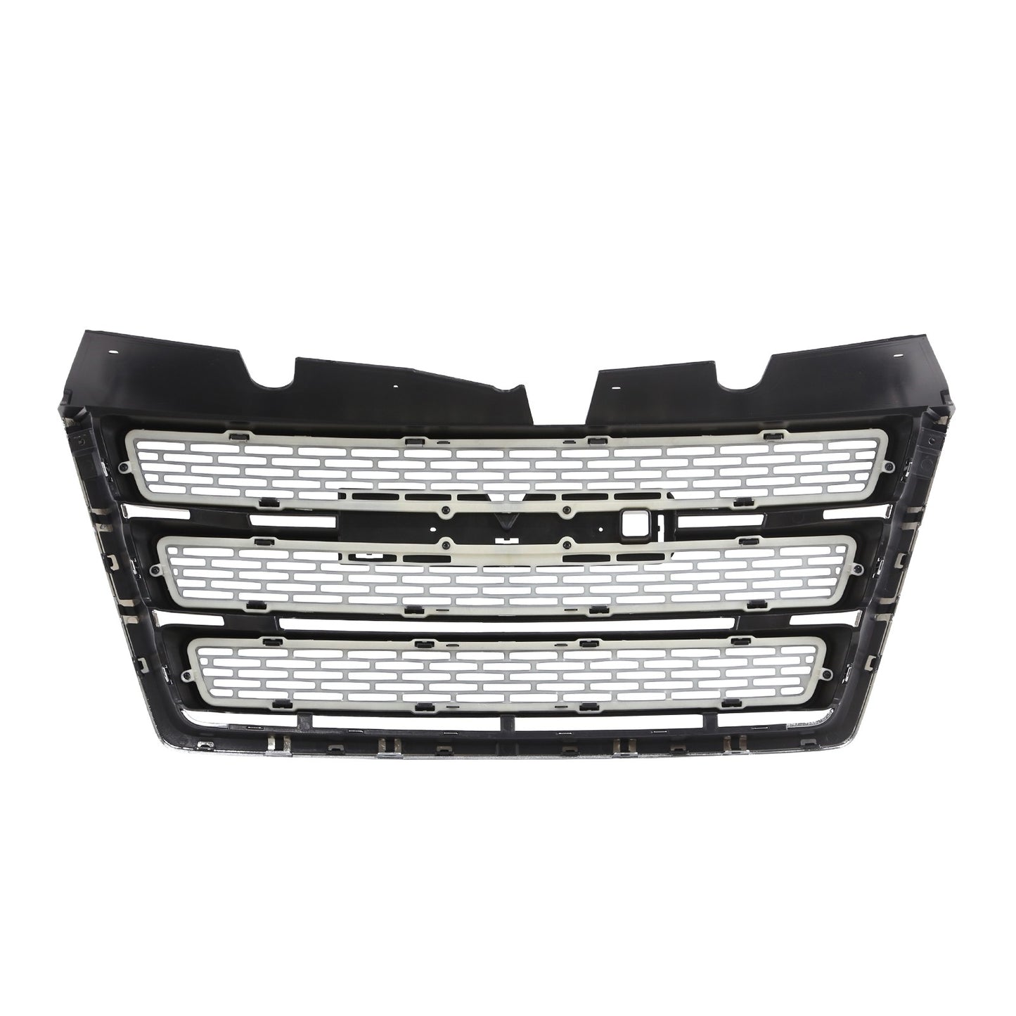 Front Bumper Grille Black w/Chrome Trim For 2010-2015 GMC Terrain SLT GM1200630