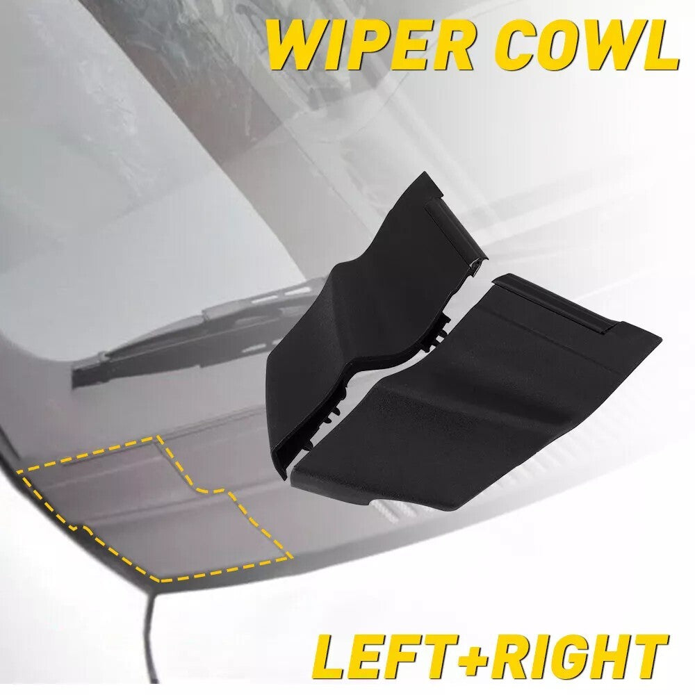2x Windshield Wiper Side Cowl Cover Trim For Toyota Yaris 4-Door 2006-2010 09 08