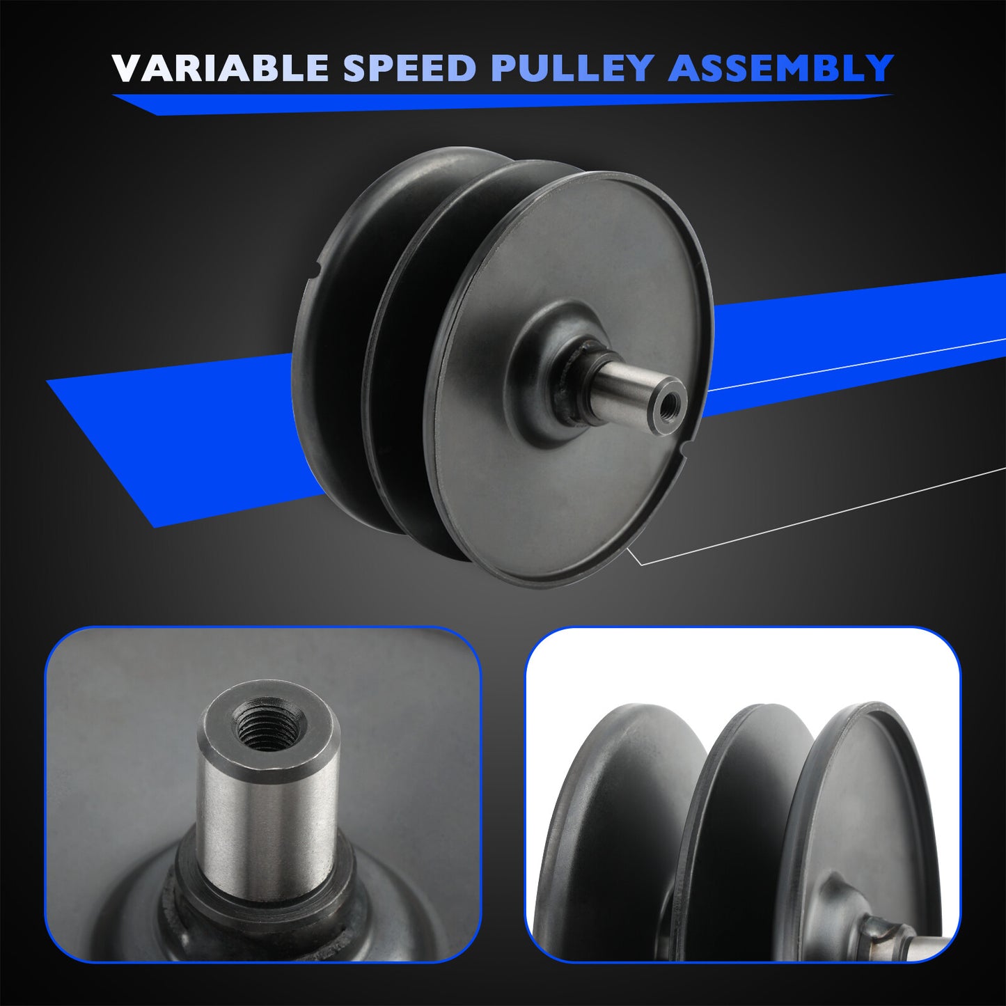 956-04015B Variable Speed Drive Pulley For Craftsman, MTD, Cub Cadet, Troy-Bilt