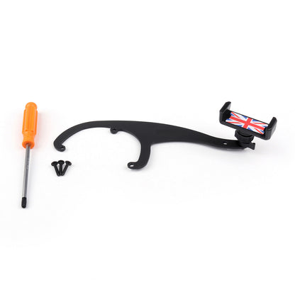 Red Union Jack Smartphone Cell Phone Mount Holder For Mini Cooper R55 R56 R57 US