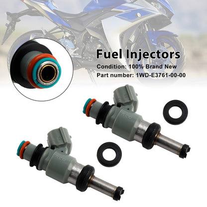 2PCS 1WD-E3761-00-00 Fuel Injectors For Yamaha YZF-R3 2015-2022