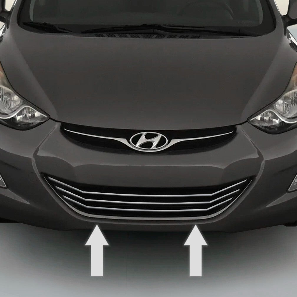 CHROME GRILLE GRILL TRIM For HYUNDAI ELANTRA 2011-2016