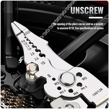 Multifunctional Adjustable Wire Stripper Cutter Crimper Terminal Tools Pliers US