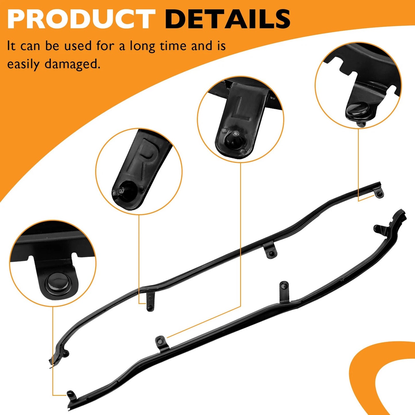 Door Weatherstrip Seal LH RH For 11-19 Ford Explorer BB5Z7825324B BB5Z7825325B