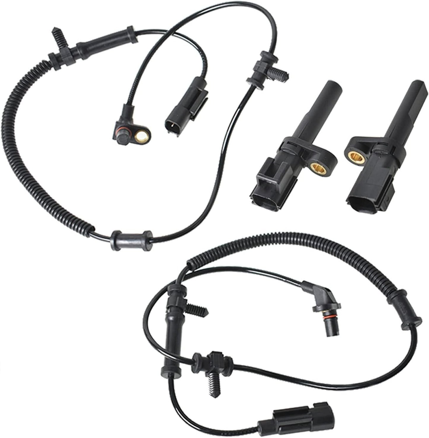 For 2009-2012 Dodge RAM 1500 PICKUP 4?? ABS Wheel Speed Sensor Front+Rear L&R