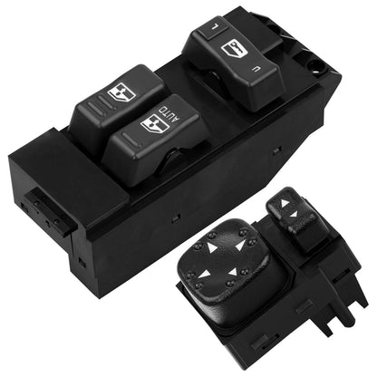 Power Window Door & Mirror Switch For 00-02 Chevy Silverado GMC Sierra 1500 2500