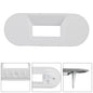 W11545554 Washer Lid Lock Bezel White