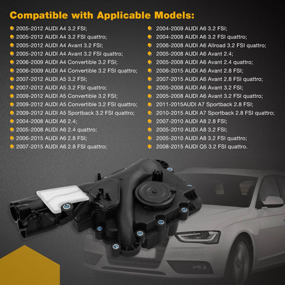 PCV Engine Crankcase Vent Valve Oil Separator For 05-15 Audi A4 A5 A6 A7 A8 Q5