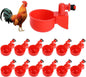 12x Chicken Automatic Watering Cups, Drinker Waterer, for Duck Quail Hen Poultry