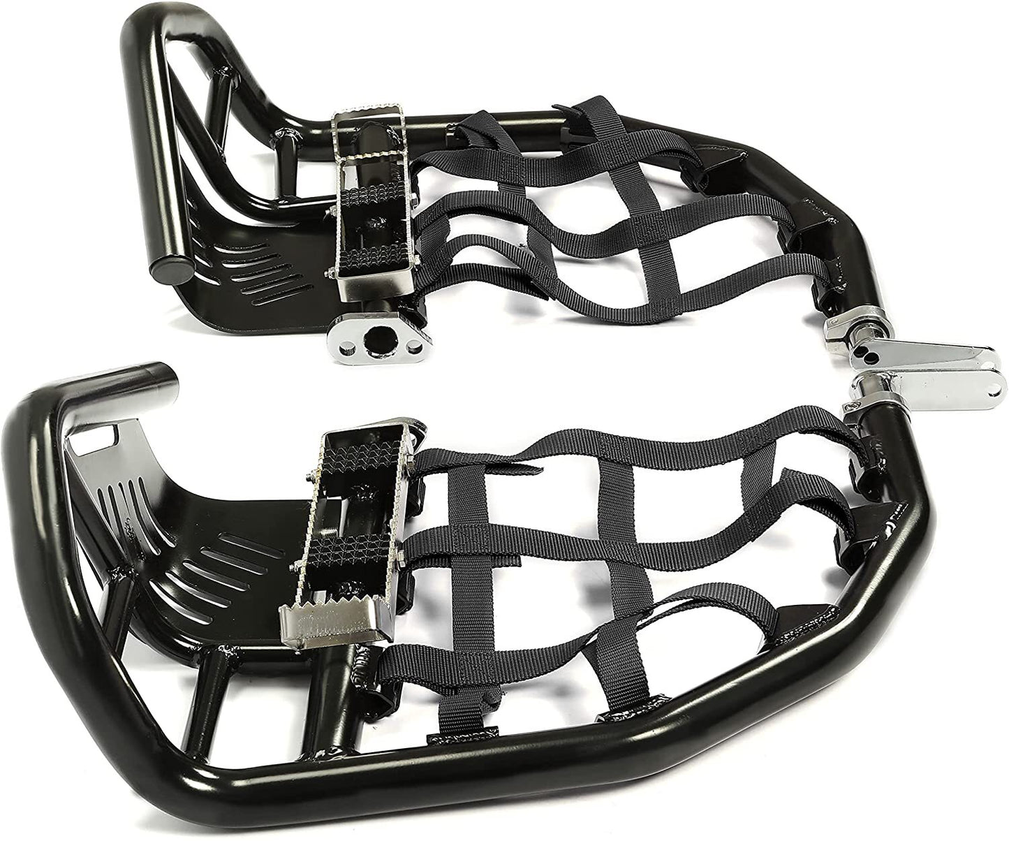 Solid Spare Nerf Bars W/ Nets Pro Peg Bars For Honda Sportrax 400 TRX 400EX 400X All Years